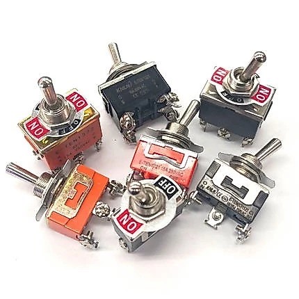 E-ten1021 1221 1321 แขนโยก 1322 พาวเวอร์ซัพพลายบวก และลบ 6 Pins 3 Gears 223 สวิตช์ปุ่มบิดรีเซ็ต