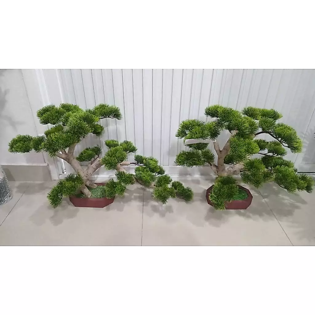 ต้นบอนไซ สูง40-45ซม.ต้นไม้ปลอม ต้นไม้ประดิษฐ์ Leeartplants