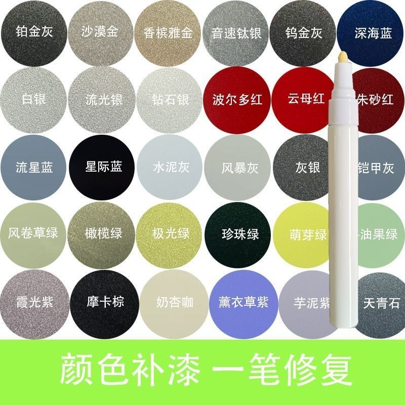 ปากกาสีซ่อมรถ สี Touch-Up ปากกาสี Silver Gold สีเทาซ่อมปากกา Scratch Handy ปากกา ti777 6.24