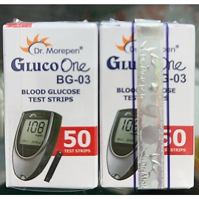 ACE+MED GLUCO ONE BG-03 แผ่นตรวจน้ำตาลในเลือด 50ชิ้น/กล่อง
