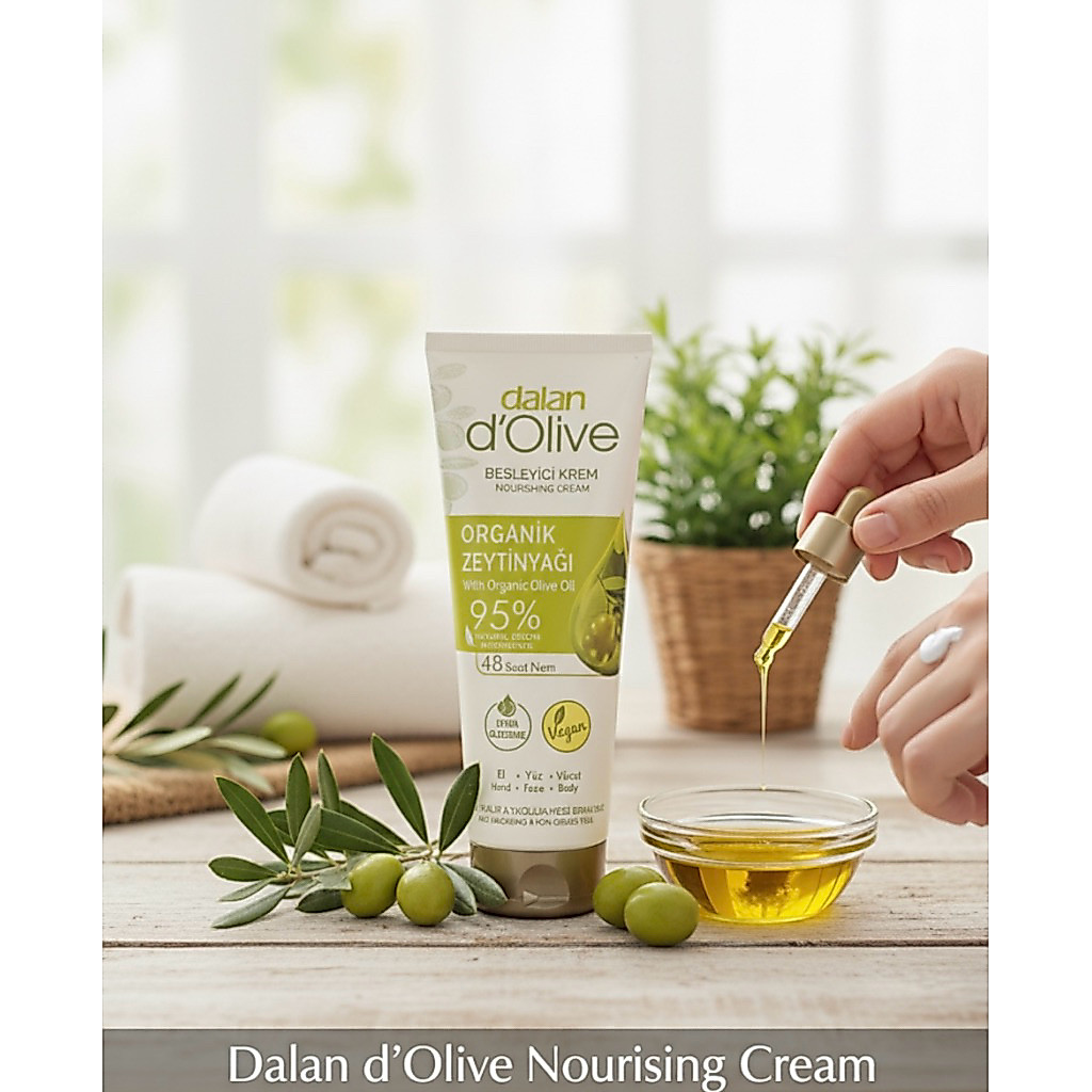 Dalan d’Olive Nourishing Cream 🌿 ครีมบำรุงผิวจาก น้ำมันมะกอกออร์แกนิกแท้ 95% 🌱250ML