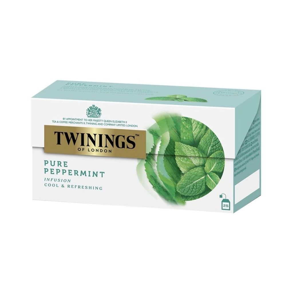 ทไวนิงส์ ชาเปปเปอร์มินท์ Twinings Pure Peppermint Infusion Tea 50g.