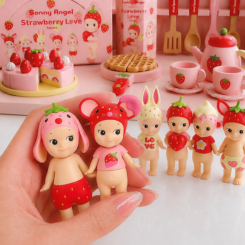 พร้อมส่ง🇹🇭 Sonny Angel ของแท้✨ Strawberry Love Series 🍓❤️ สตอเบอร์รี่ซีรีย์ เกมบอย