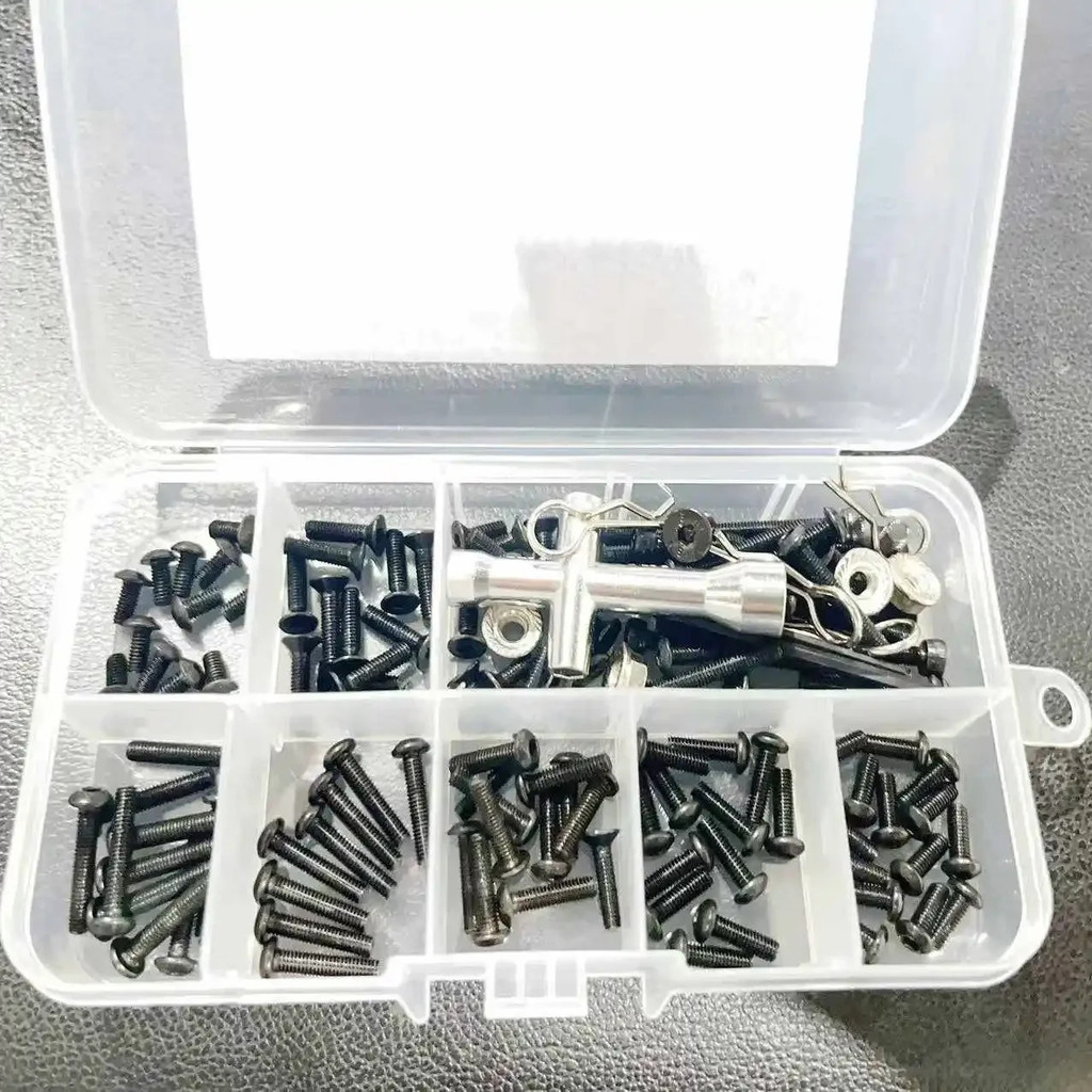 สกรูสแตนเลสสําหรับ RC รถ Hyper GO MJX 1/10 10208 V1 V2