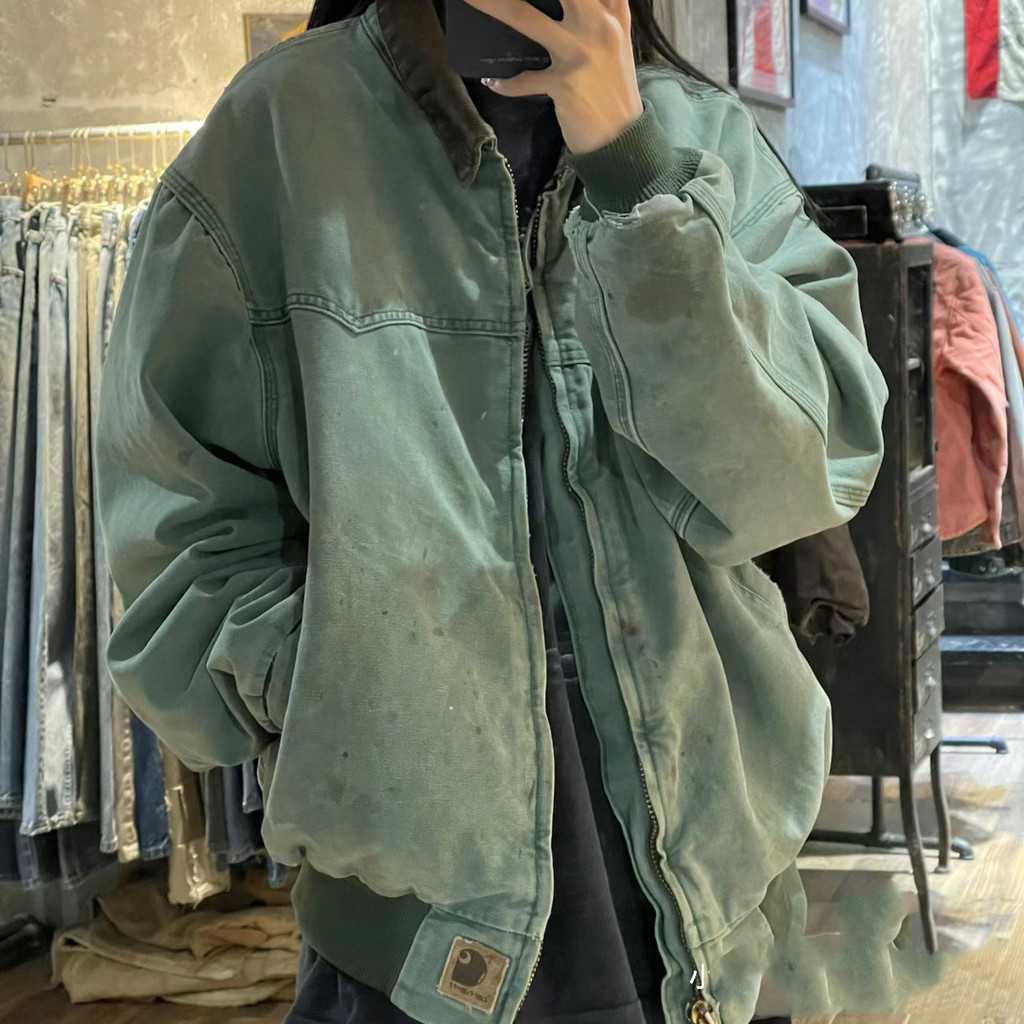 CJY4 Carhar*** X STU Kajia Santa Fe Collaboration J14Canvas vintage American-style workwear jacket i