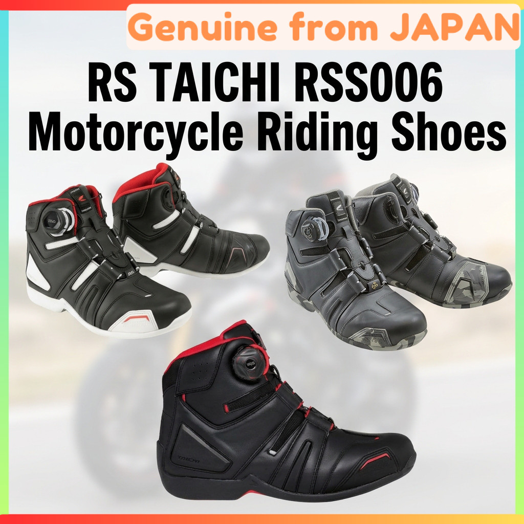 RS TAICHI RSS006 Motorcycle Riding Shoes DRYMASTER Waterproof BOA System JDM Japan Import