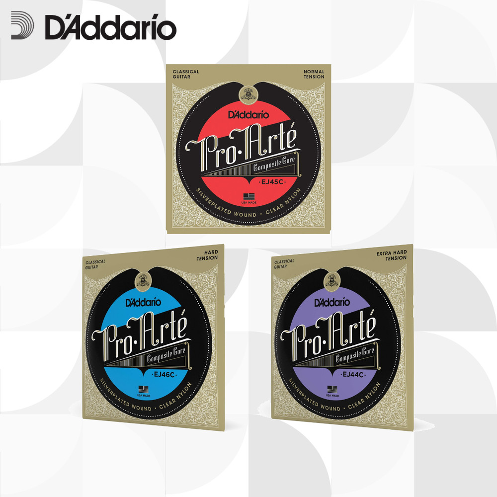 D'Addario Pro-Arte Composite EJ44C/EJ45C/EJ46C Extra Hard/Normal/Hard Classical Guitar Strings สายกี