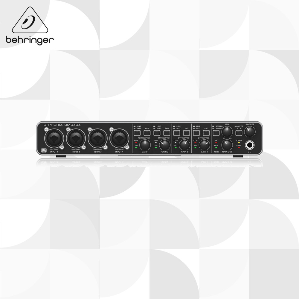 behringer UMC404HD USB Audio Interface อินเทอร์เฟซเสียง USB【ส่งตรงจากญี่ปุ่น】