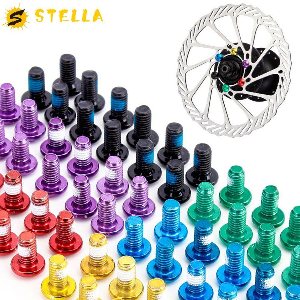 STELLA Torx Bolts T25 Torx สีสัน MTB จักรยานสแตนเลสเครื่องมือจักรยานเสือภูเขา T25 สกรู