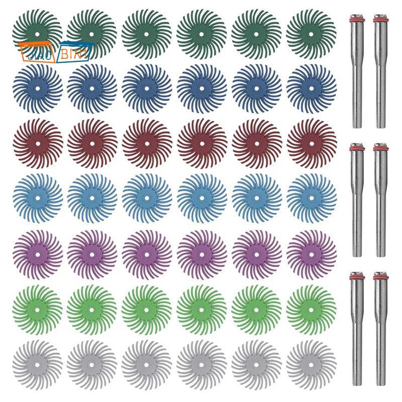 Radial Bristle Disc Kit แผ่นดิสก์ขน Radial สําหรับเครื่องมือโรตารี่ -แผ่นขัด