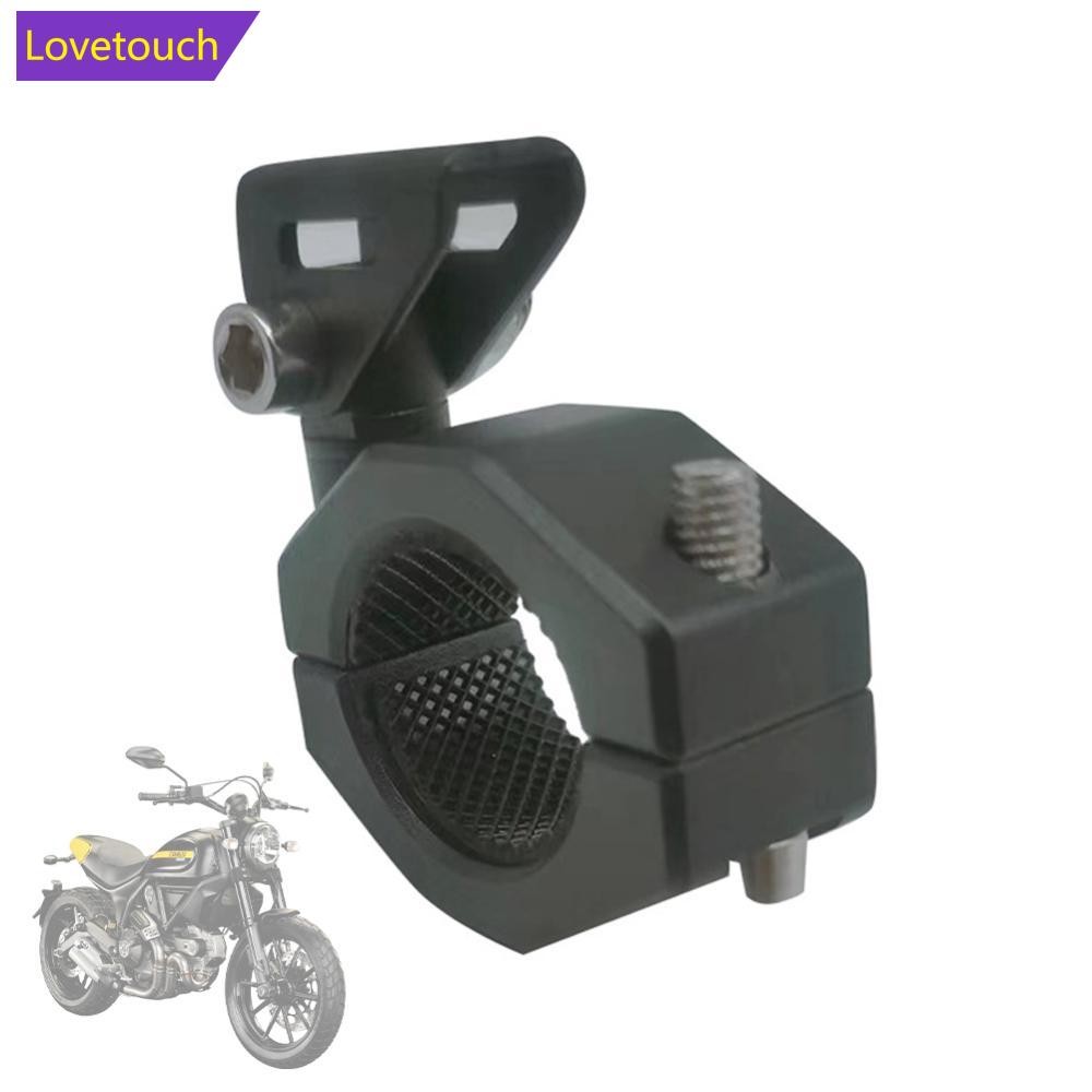 LOVETOUCH อลูมิเนียมรถจักรยานยนต์วงเล็บกันชน Spotlight เสริมโคมไฟวงเล็บ LED หัว Light Mount Tube ดัด