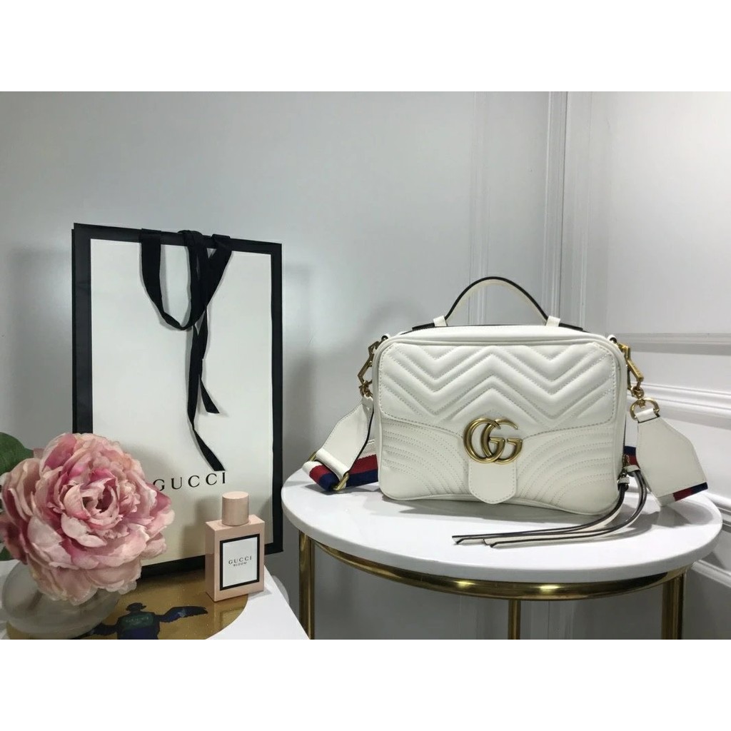 กระเป๋าผู้หญิง GUCCI กระเป๋าถือแบบสบาย กระเป๋าสะพายข้าง