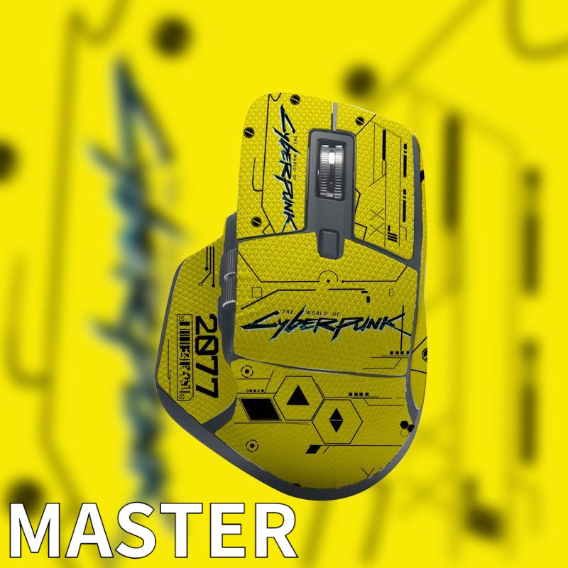 MX Master 3rd generation mouse shell anti-slip sticker, Cyberpunk anime pattern, Master mouse rubber