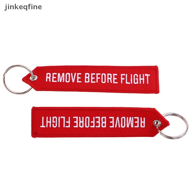 KTH Remove Before Flight Lanyards พวงกุญแจสําหรับป้ายการ์ด Gym Key Chain Hot