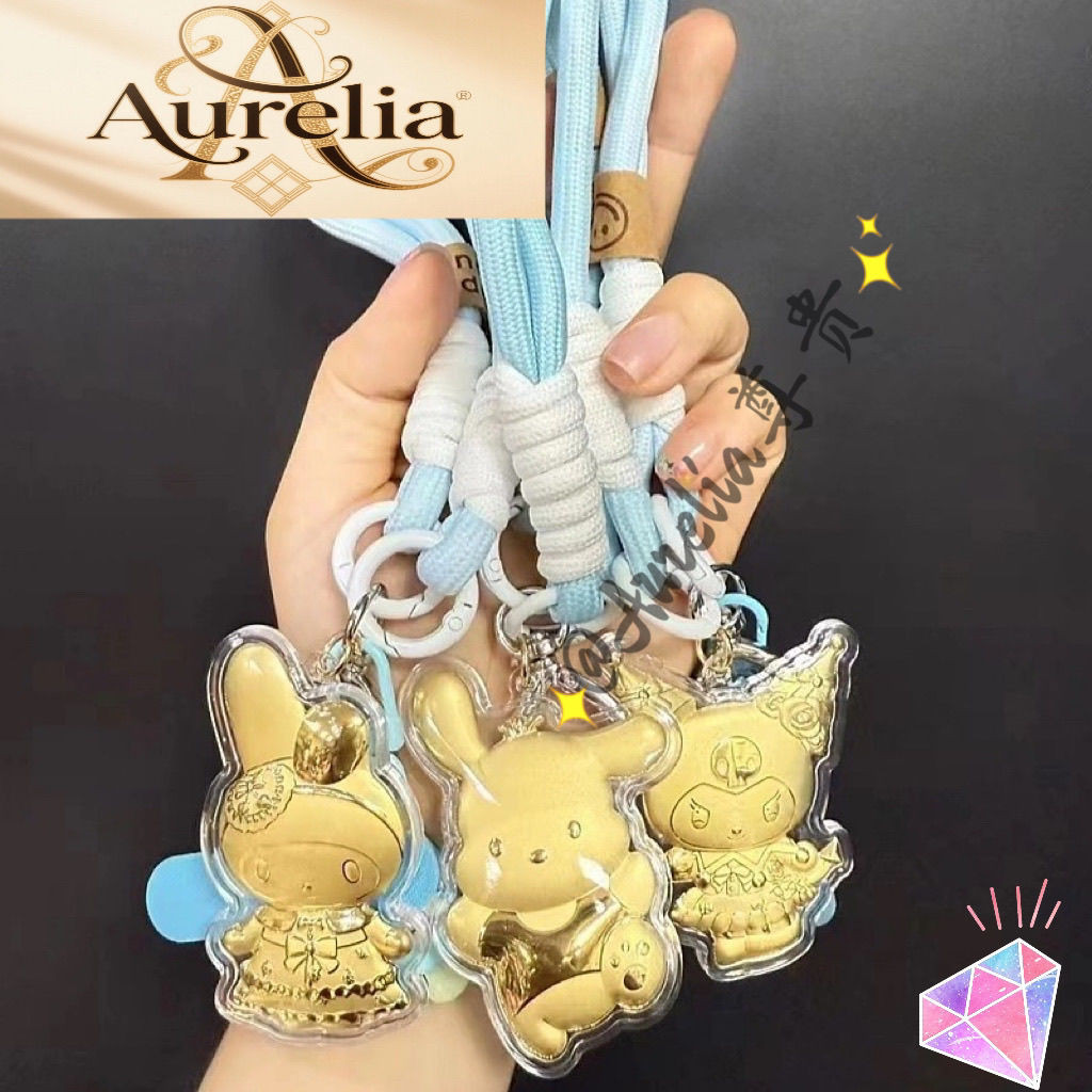 2025新品足金999hellokity猫钥匙扣挂件表层含金卡通KT猫包包挂件20250903