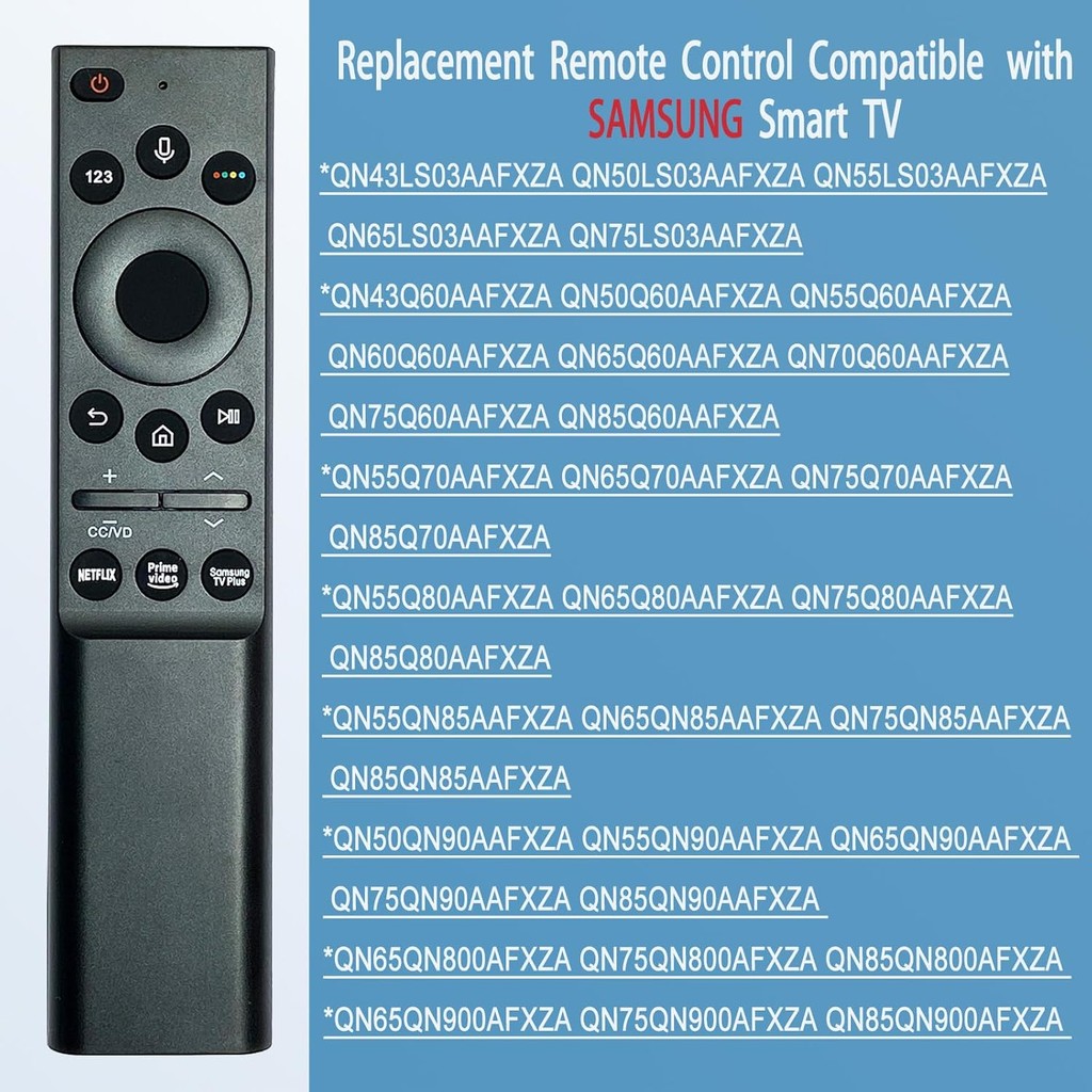 BN59-01363A เปลี่ยนรีโมทคอนโทรลอินฟราเรดเข้ากันได้กับ Samsung สมาร์ททีวี 2021 UN43AU8000FXZA UN50AU8