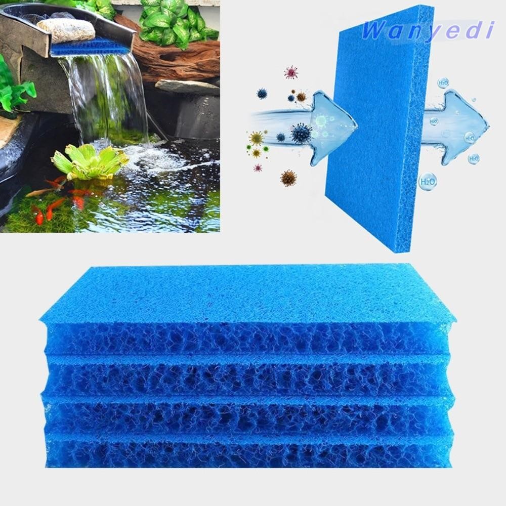 WANYEDI Aquarium Filter Bio-spong, Filter Media Pad เครื่องกรองน้ํา Fish Tank Filter Media, Bio Chem