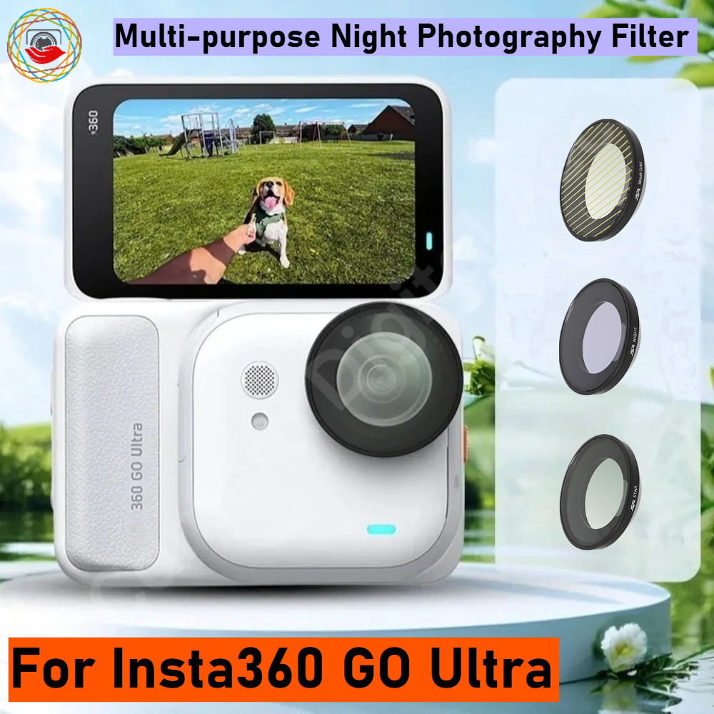 ตัวกรองเลนส์ถ่ายภาพกลางคืนสําหรับ Insta360 GO Ultra CPL Star เลนส์ฟิล์มออปติคอลตัวกรองอเนกประสงค์