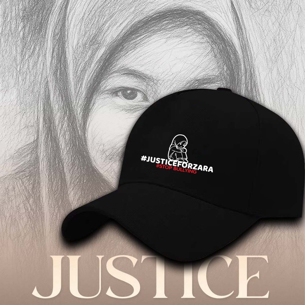 ใหม่ Justice สําหรับ Zara Qairina พิมพ์หมวก Unisex ผู้ชายและผู้หญิง JusticeForZaraQairina หมวกกลางแจ