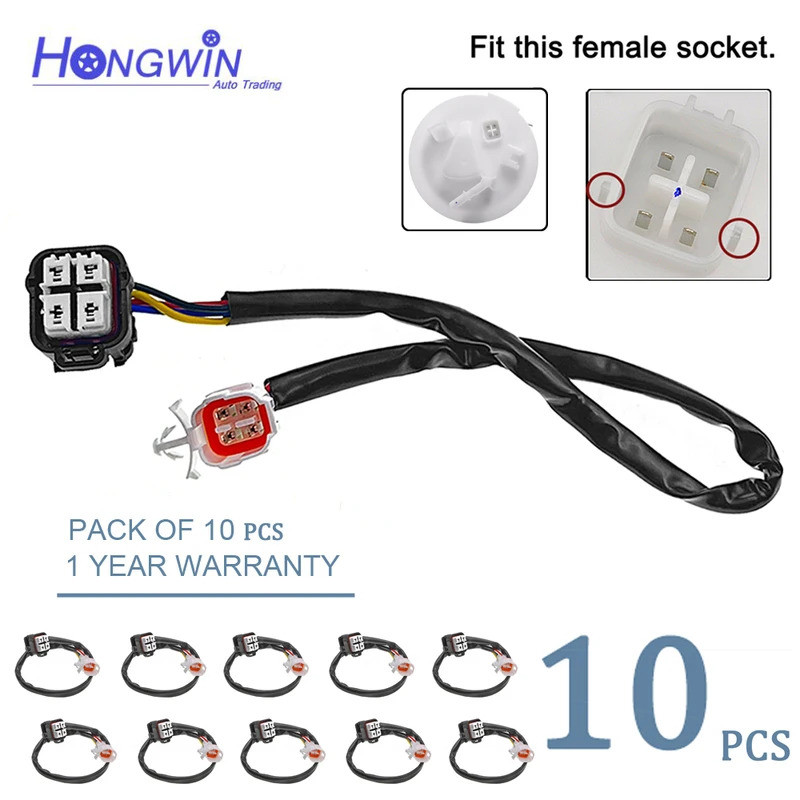 4pin Plug Connector การใช้ปั๊มสําหรับ Mazda 6 CX-7 CX-9 RX-8 Protege 5 Acura Honda Accord E8592M L39