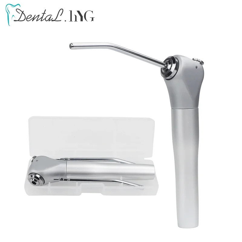 Dental Air Water Spray Triple 3 Way Syringe Handpiece+2 หัวฉีดเคล็ดลับหลอดสําหรับ Air Triple Syringe