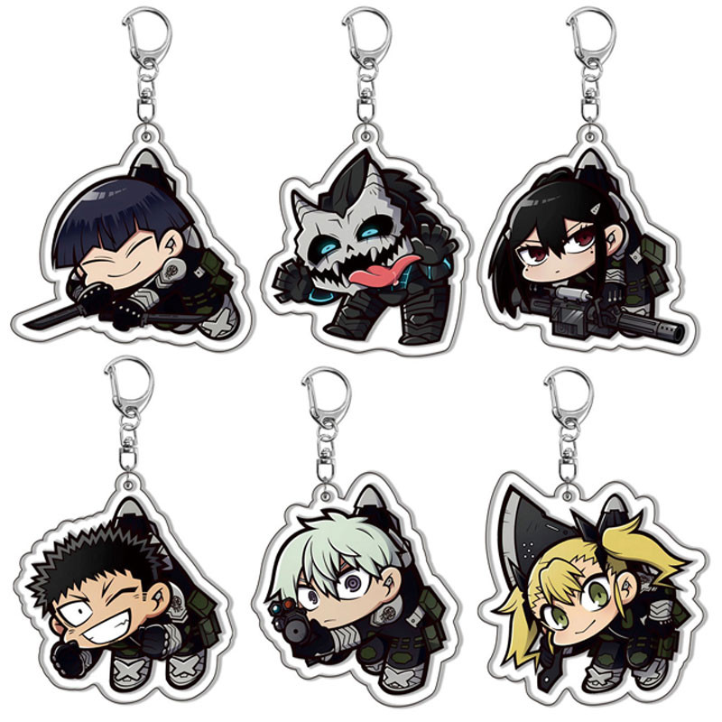 อะนิเมะ Kaiju No. 8 พวงกุญแจคอสเพลย์ Reno Ichikawa Kikoru Shinomiya Ashiro Mina จี้พวงกุญแจรถอุปกรณ์