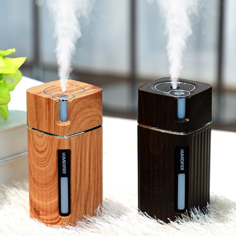 Hot ใหม่ Creative Hot-ขายไม้ L1 Humidifier รถในครัวเรือน Mini usb Aromatherapy Air Night Light Atomi