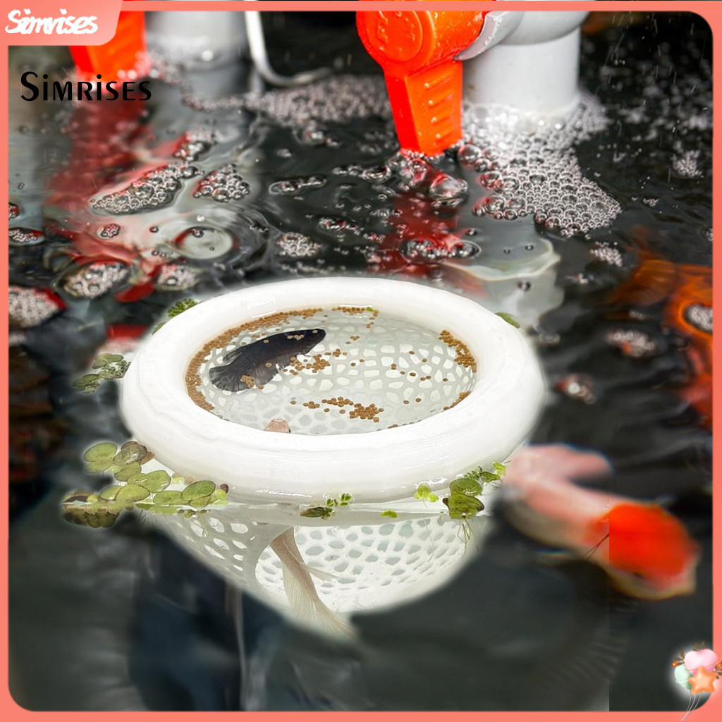 ซิม| 3d พิมพ์ Betta ถ้ําปลาลอย Hideout สําหรับปลาขนาดเล็ก 3d พิมพ์ลอย Betta Cave Hammock Feeder แหวน