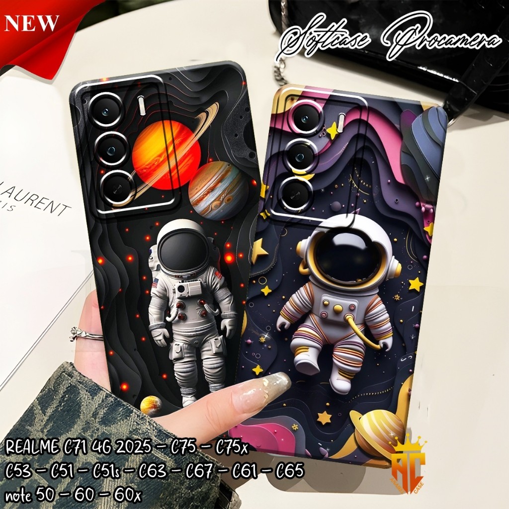 เคสRealme C71 4G 2025 - C75 - C75x - C53 - C51 - C51s - C63 - C67 - C61 - C65 - Realme Note 50 - 60x