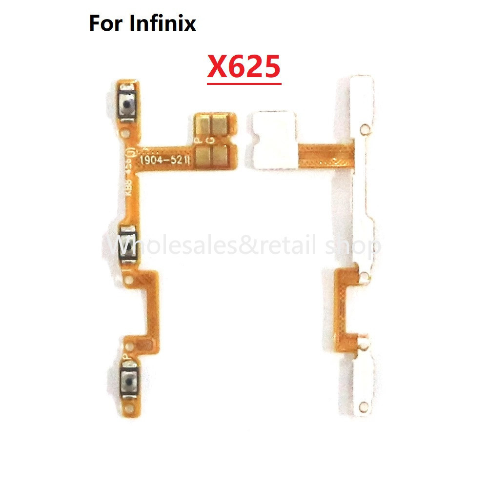 สําหรับ Infinix S4 X626 X610B X623 X604 X606 X609 X624 X625 Note5 Hot6X 7pro Power Volume Flex Cable