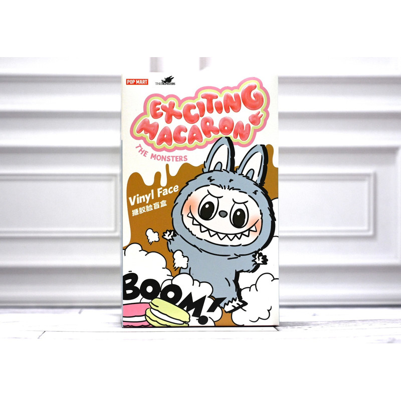 (ของแท้) Popmart Labubu THE MONSTERS น่าตื่นเต้น Macaron - Lychee Berry