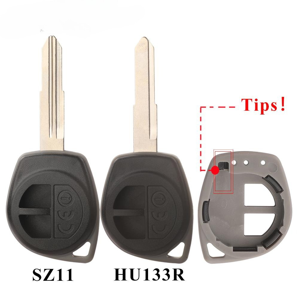 ใหม่ 2Buttons กุญแจรถ Big สําหรับ Suzuki Alivio Dzire Ertiga Jimny Swift S-Cross SX4 Vitara Auto Key Fob กรณี
