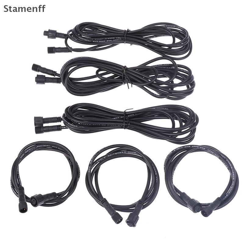 Null Spike ไฟ 2/3/4Pin 22AWG สําหรับสปอตไลท์พลังงานแสงอาทิตย์กันน้ําสายไฟขยายสายสวมใส่แบบพกพาความถี่