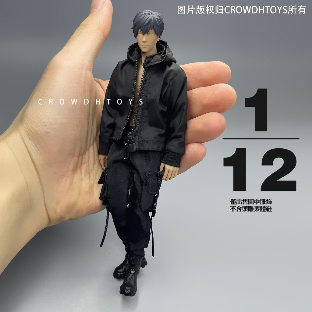 [คุณภาพสูง] พร้อมสต็อก 1/12 ทหาร 20 ซม. ตุ๊กตา CROWDHTOYS VTOYS X BMS VB002 VB003 เสื้อแจ็คเก็ตกางเก
