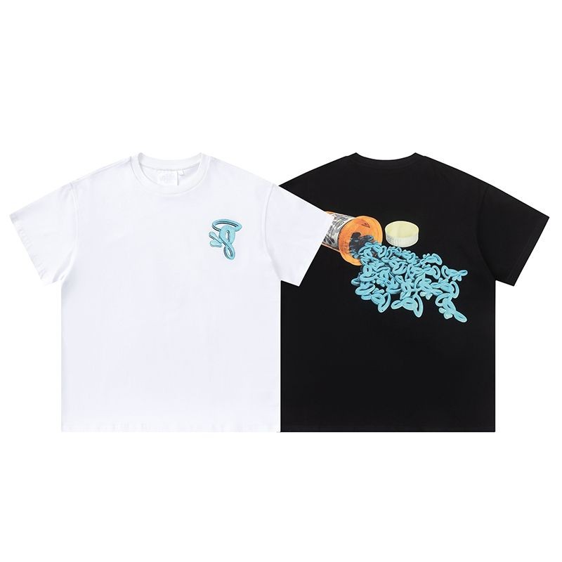 Syna World Water Cup พิมพ์ STREET เสื้อยืดแขนสั้นผ้าฝ้ายแท้สำหรับวันสบาย