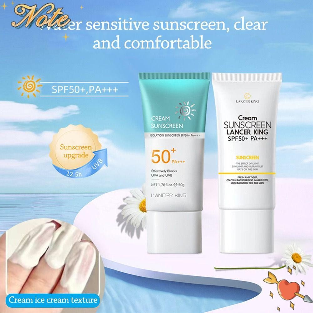 NOTEE 60g/50g ครีมกันแดดฤดูร้อน, Moisturizing SPF50+ Isolation Cream, Breathable Mild คอนซีลเลอร์ Mu
