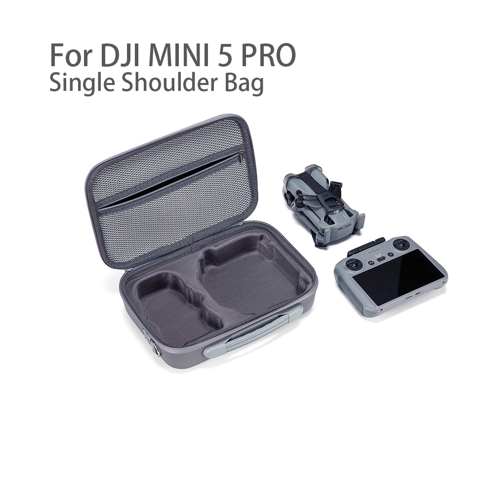 เหมาะสําหรับกล่องเก็บของในตัวขนาดเล็ก DJI Mini 5 Pro เหมาะสําหรับกระเป๋าเดี่ยวควบคุมระยะไกลของร่างกา