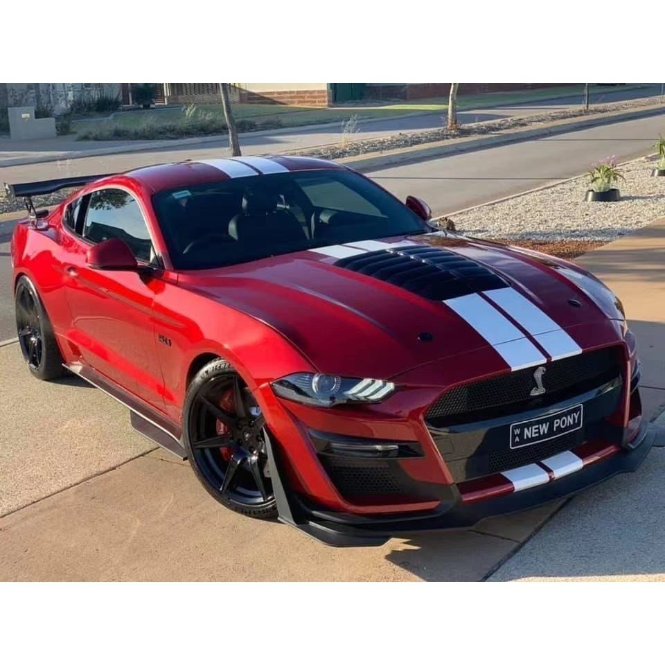 15-22 Ford Mustang GT500 กันชนหน้าล้อมรอบกันชนหน้าฝากระโปรงหน้าฝากระโปรงหน้า American MP