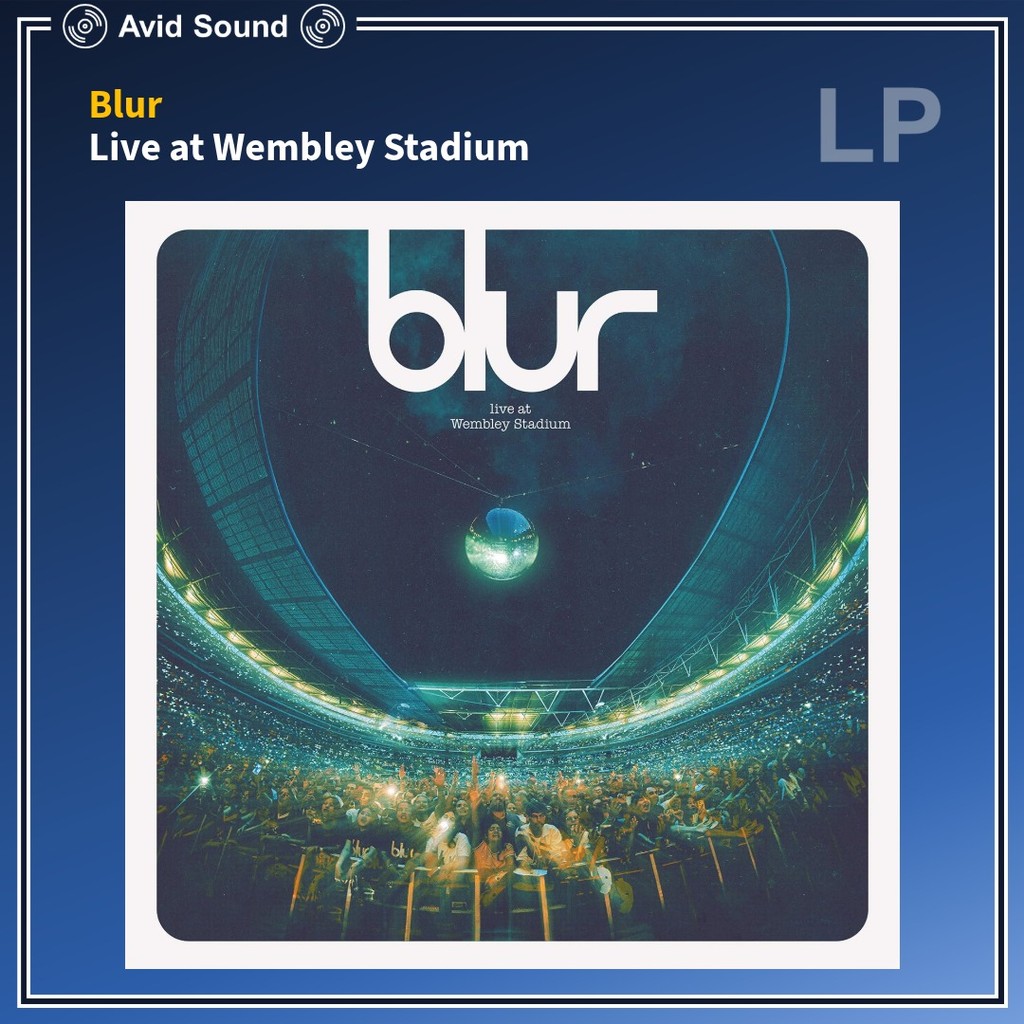 แผ่นเสียง Blur Live at Wembley Stadium ใหม่ ซีล Blur Vinyl LP