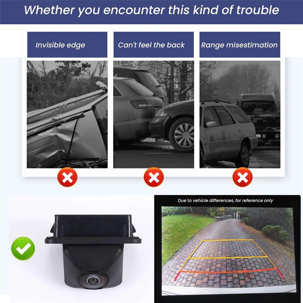 กล้องมองหลังถอยหลังรถยนต์ที่ทนทานสําหรับ Chery Tiggo 7 Plus Pro 2.0T 704000715AA T1E T1A