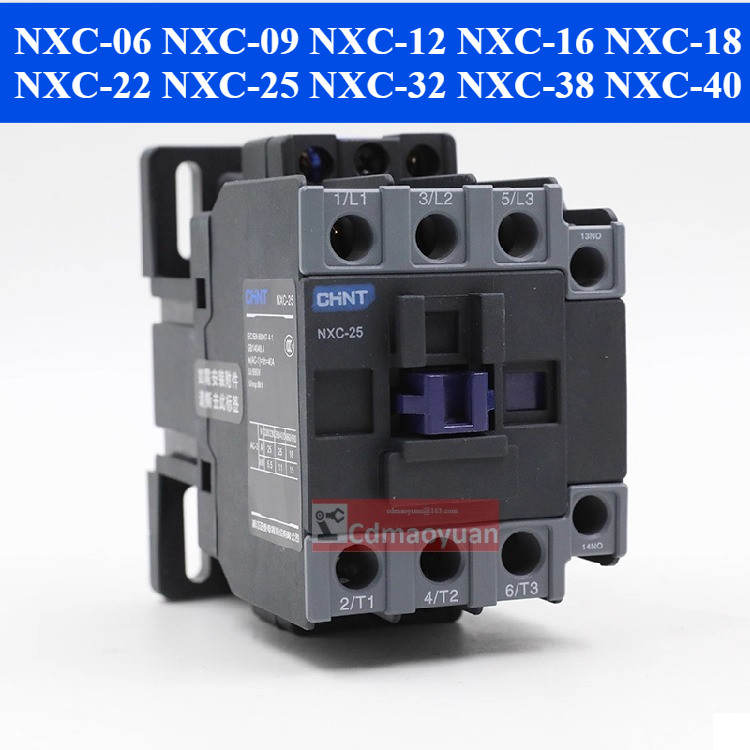 CHNT คอนแทค AC NXC-06 NXC-09 NXC-12 NXC-16 NXC-18 NXC-22 NXC-25 NXC-32 NXC-38