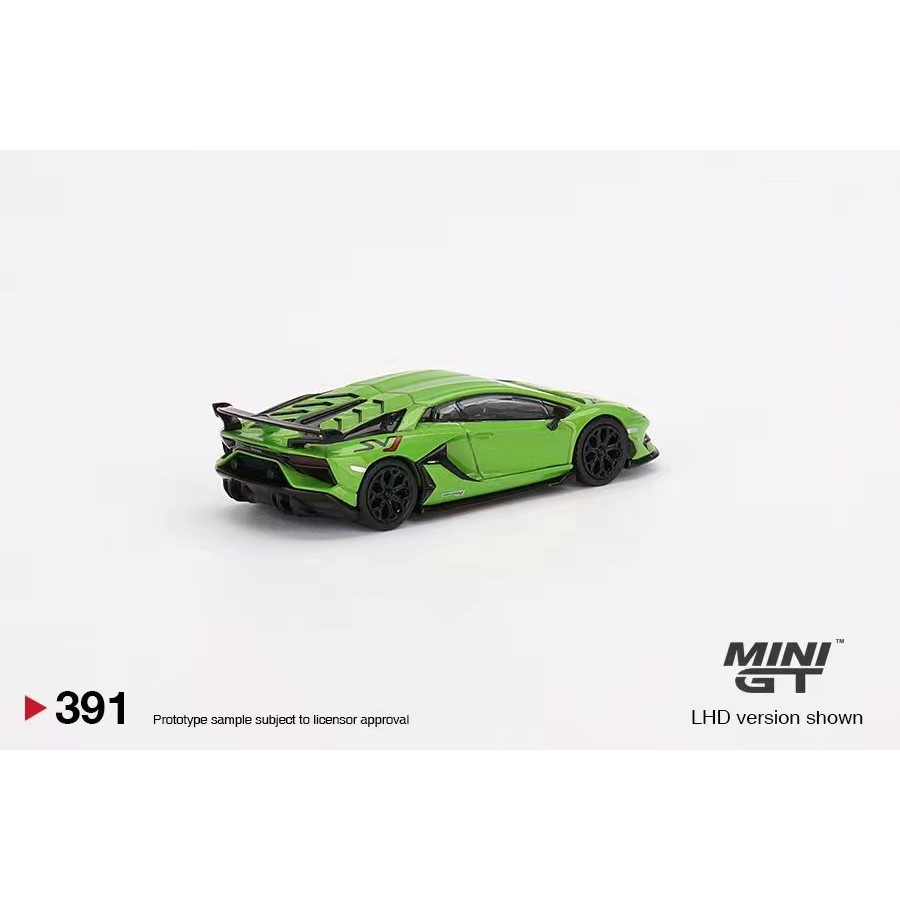 T TSM MINIGT1: 64 Lamborghini Daniel Aventador SVJ รถรุ่น 391