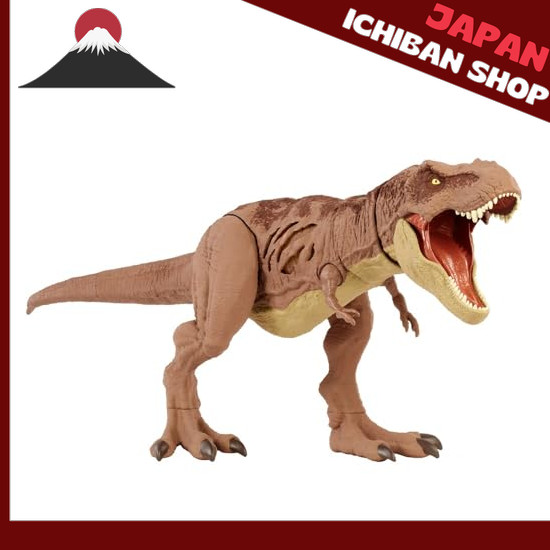 【จากประเทศญี่ปุ่น】 Mattel Jurassic World (JURASSIC WORLD) Damage! T-Rex [Length: 43cm] [4 years old~