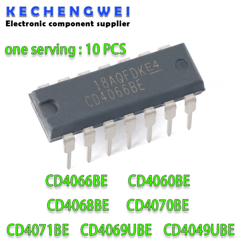 5PCS CD4066BE CD4066 CD4060BE CD4060 CD4068BE CD4068 CD4069UBE CD4069BE CD4069 CD4070BE CD4070 CD407