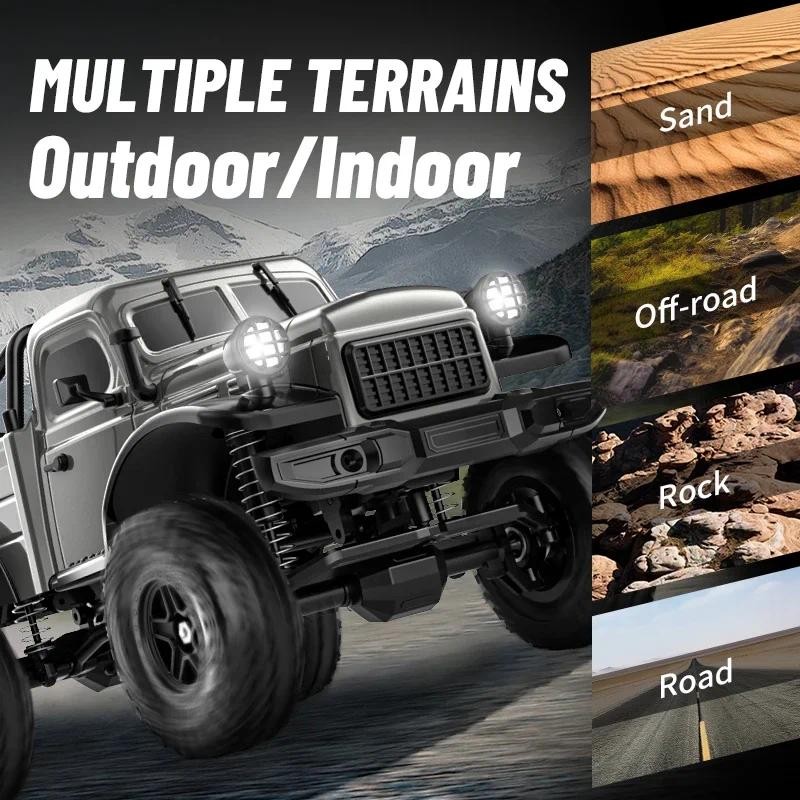 C8813 จําลองรถกระบะ RC รถรุ่น Off Road Boy รีโมทคอนโทรลของเล่น 4WD รถยนต์ไฟฟ้าของเล่น