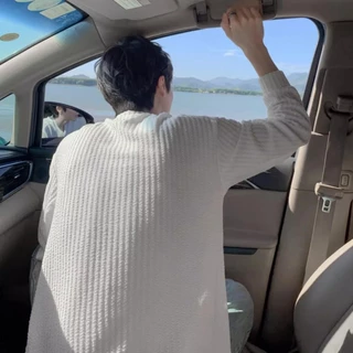 เสื้อกันหนาวผู้ชาย สไตล์ฮาราจูกุญี่ปุ่นย้อนยุคอเมริกัน ใส่ได้หลายโอกาส
