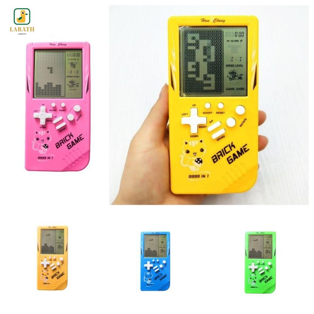 SAIN Pocket Game Console, Classic Game 90s Brick Game Machine, Simple Puzzle Toy ABS Retro Handheld 