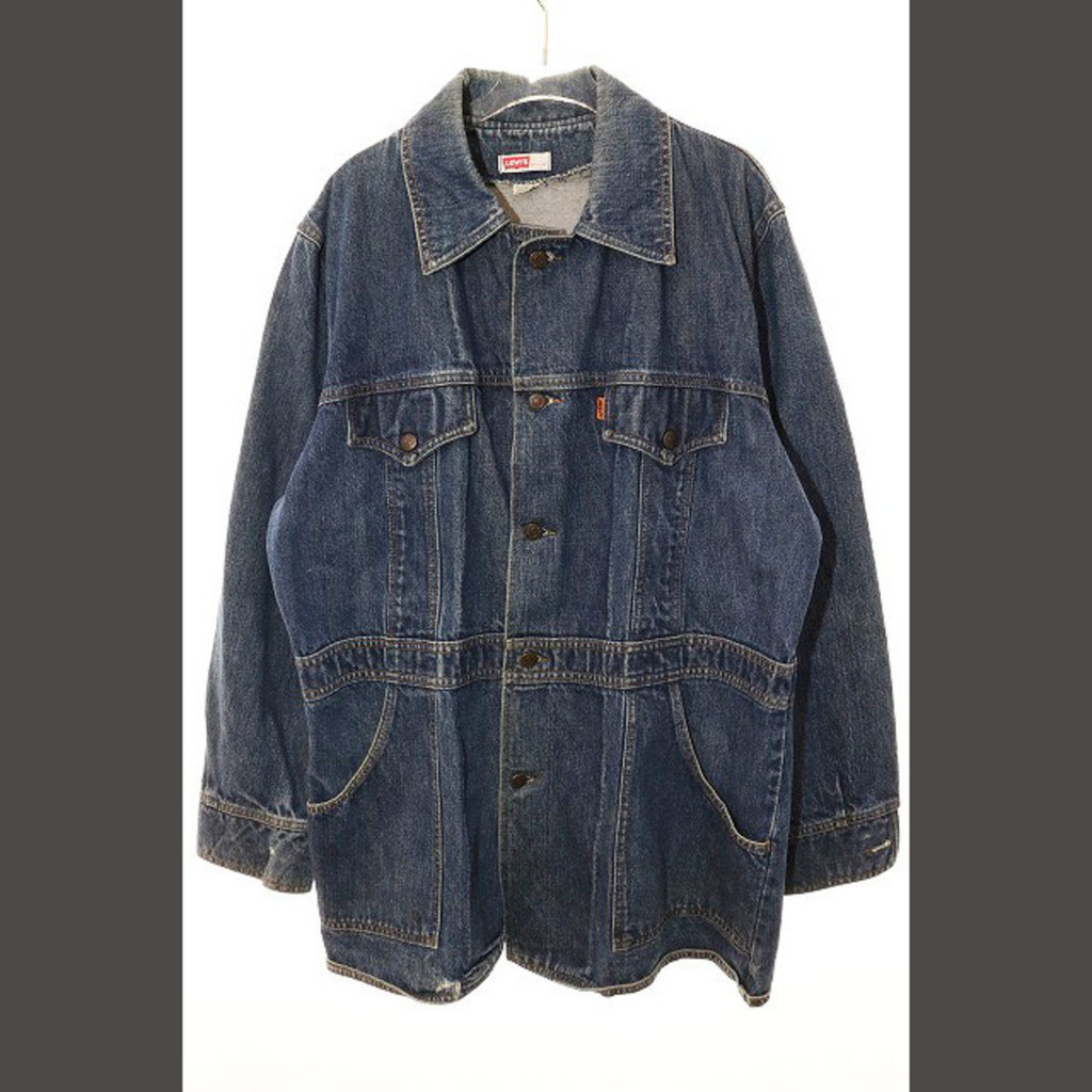 Levis Orange LEVIS Overalls งานปักผ้ายีนส์ทั้งหมด ส่งตรงจากญี่ปุ่น มือสอง
