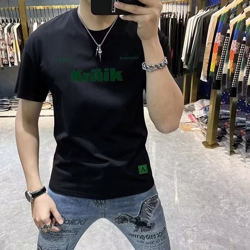 COD 2025P20 (Mercerized Cotton Lycra) B-707 Black/White/S-5XL Size new23 T7WC