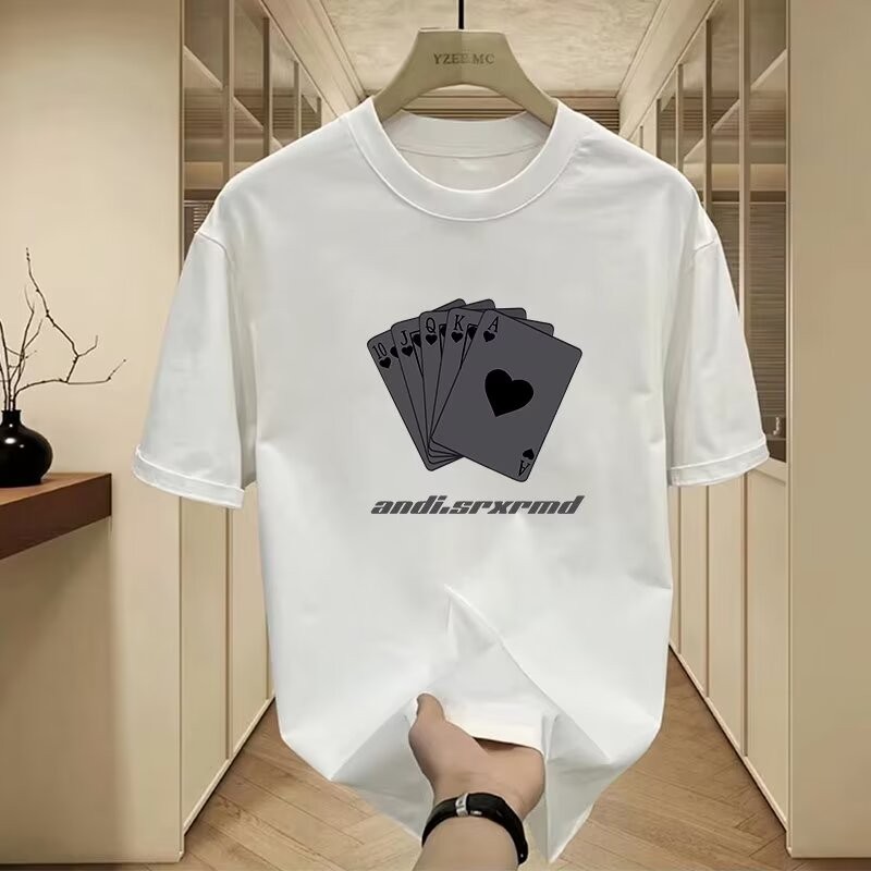 2025 NEW 2025C530 Black and White 200g Pure Cotton P15 S-5XLnew23 9II8